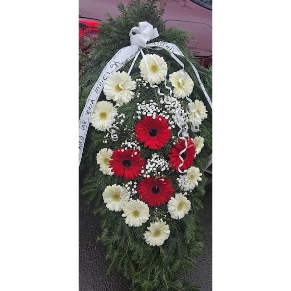 Coroana Funerara Gerbera