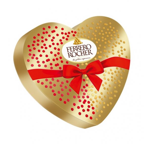 Praline de ciocolata Ferrero Rocher Inima