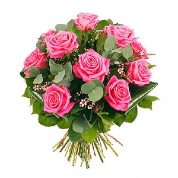 Buchet cu 9 Trandafiri roz